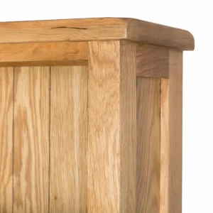 Surrey Oak Large Bookcase - Gambar 7